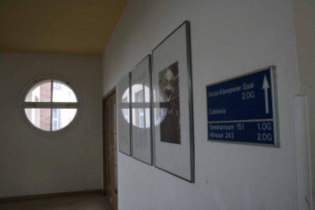 Weberplatz Aufgang zum Klemperersaal